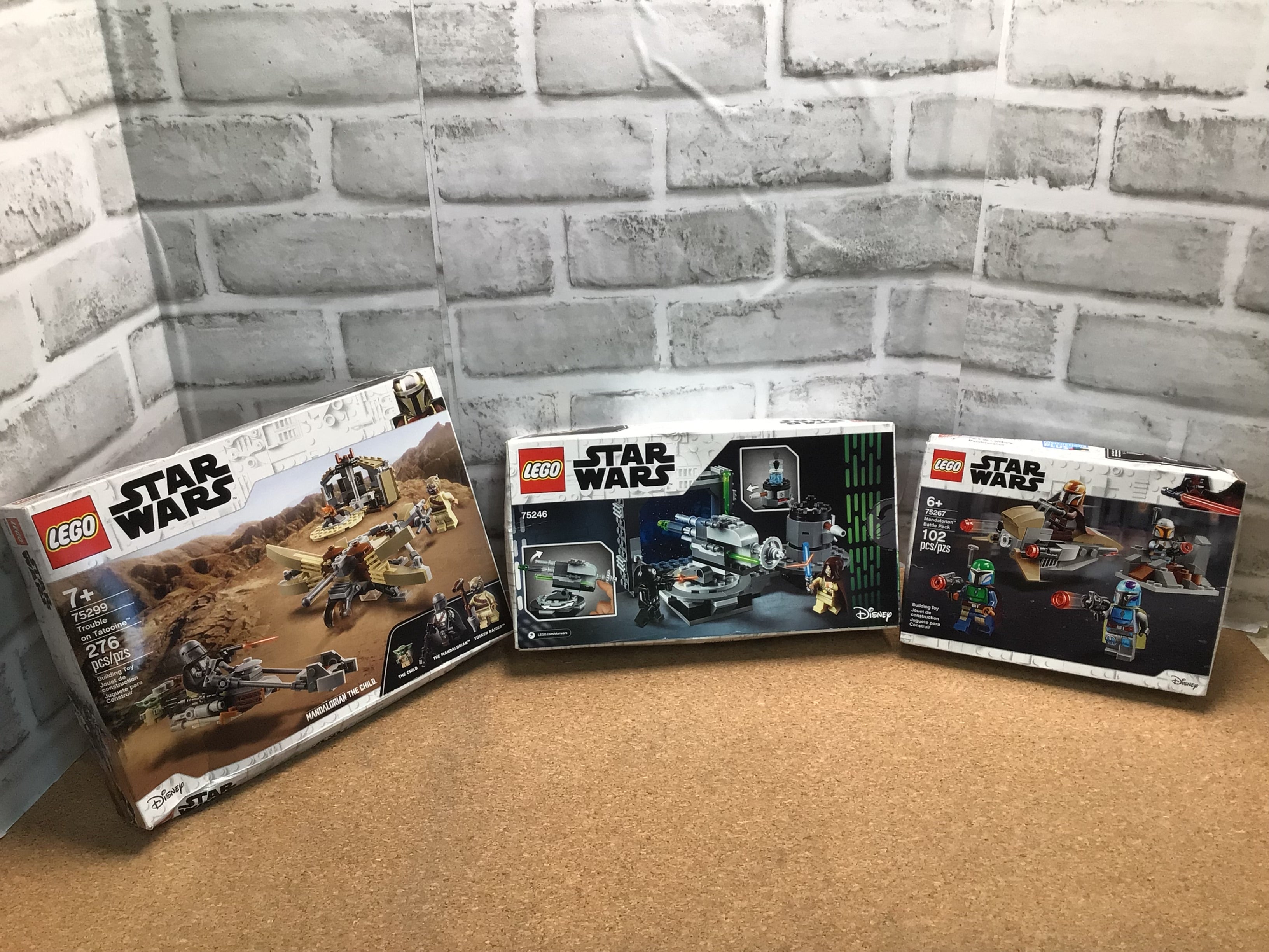 LEGO Star Wars: Mandalorian Trouble/Battle Pack/A New Hope Death Star Cannon 3pk (7922958237934)